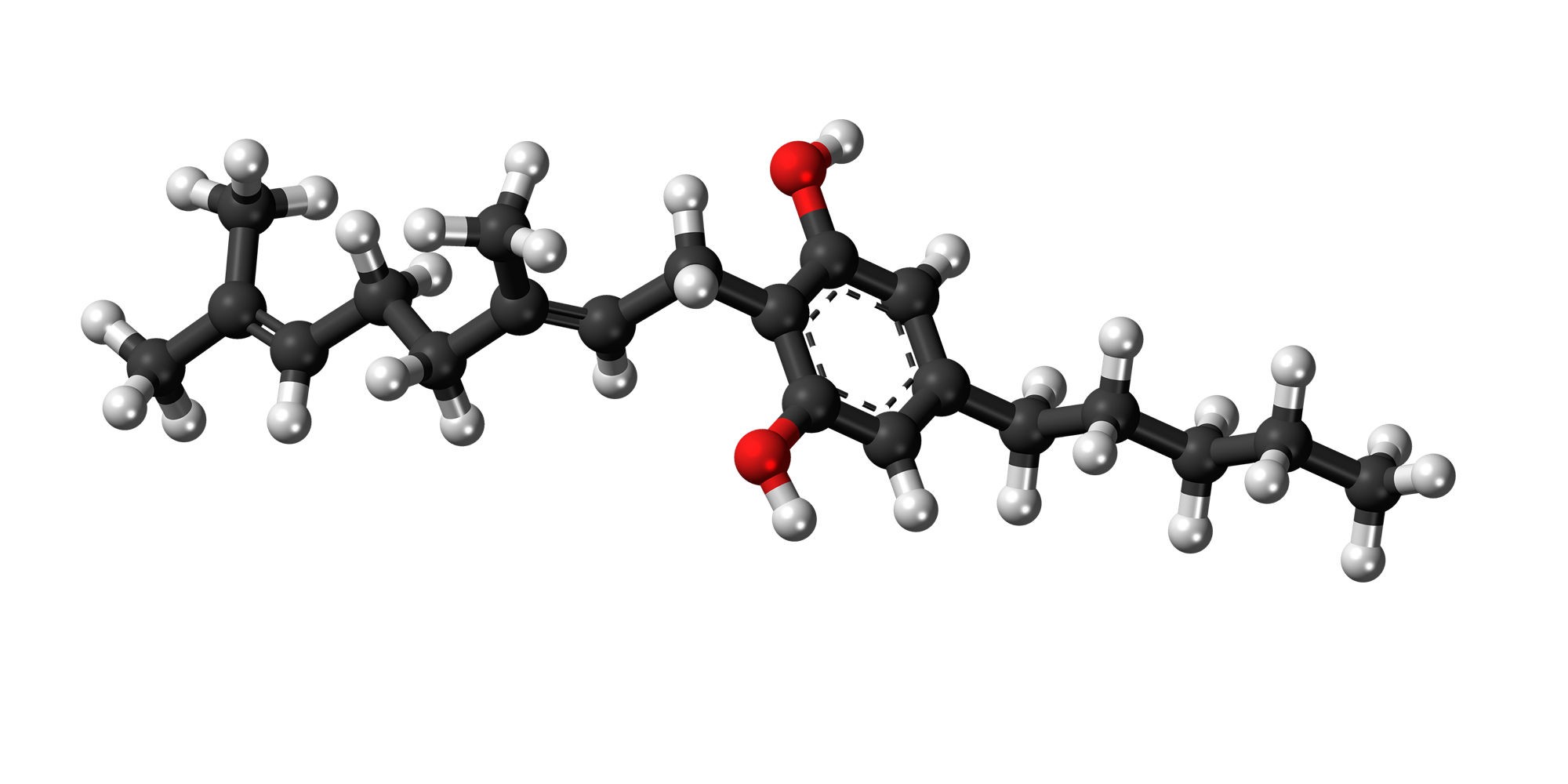 Cannabigerol molecule